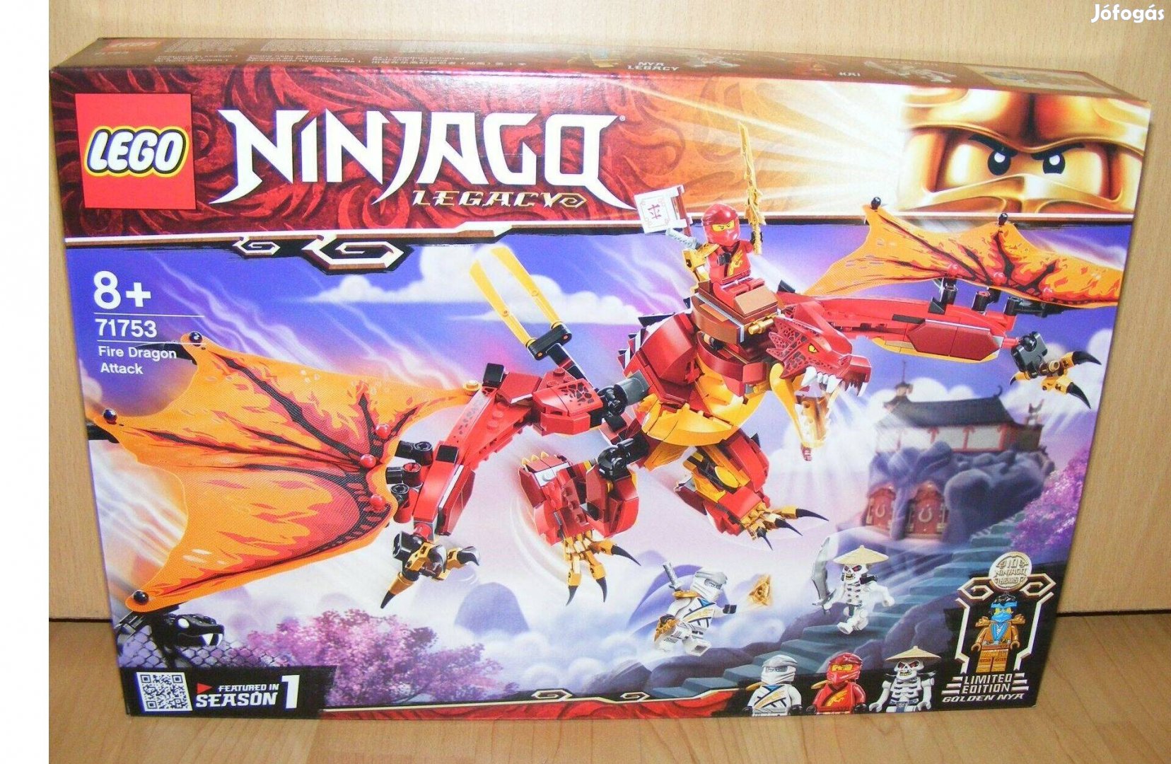 Lego Ninjago 71753 Tűzsárkány támadás sárkány Új BP!