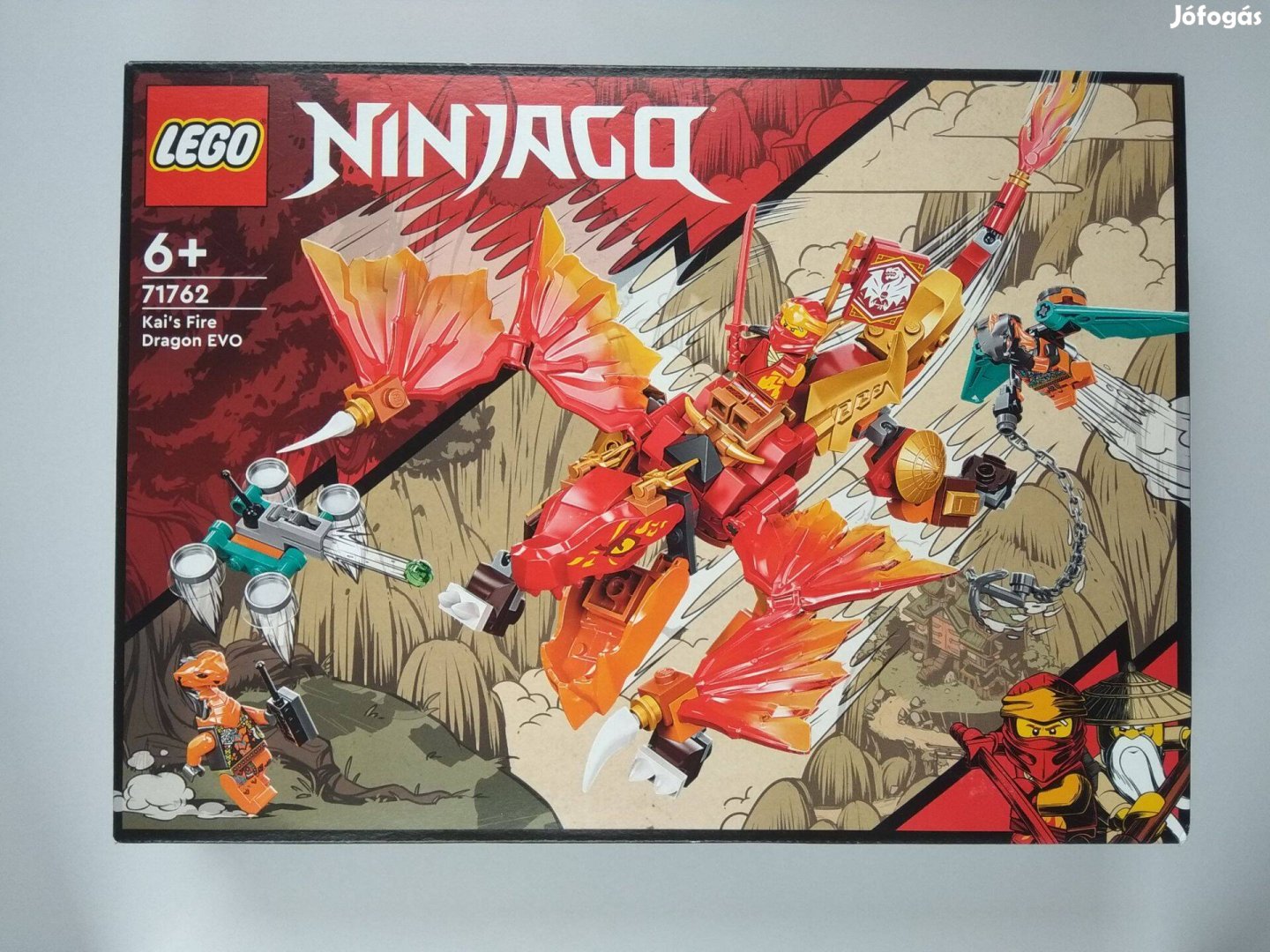 Lego Ninjago 71762 Kai Evo tűzsárkánya új bontatlan
