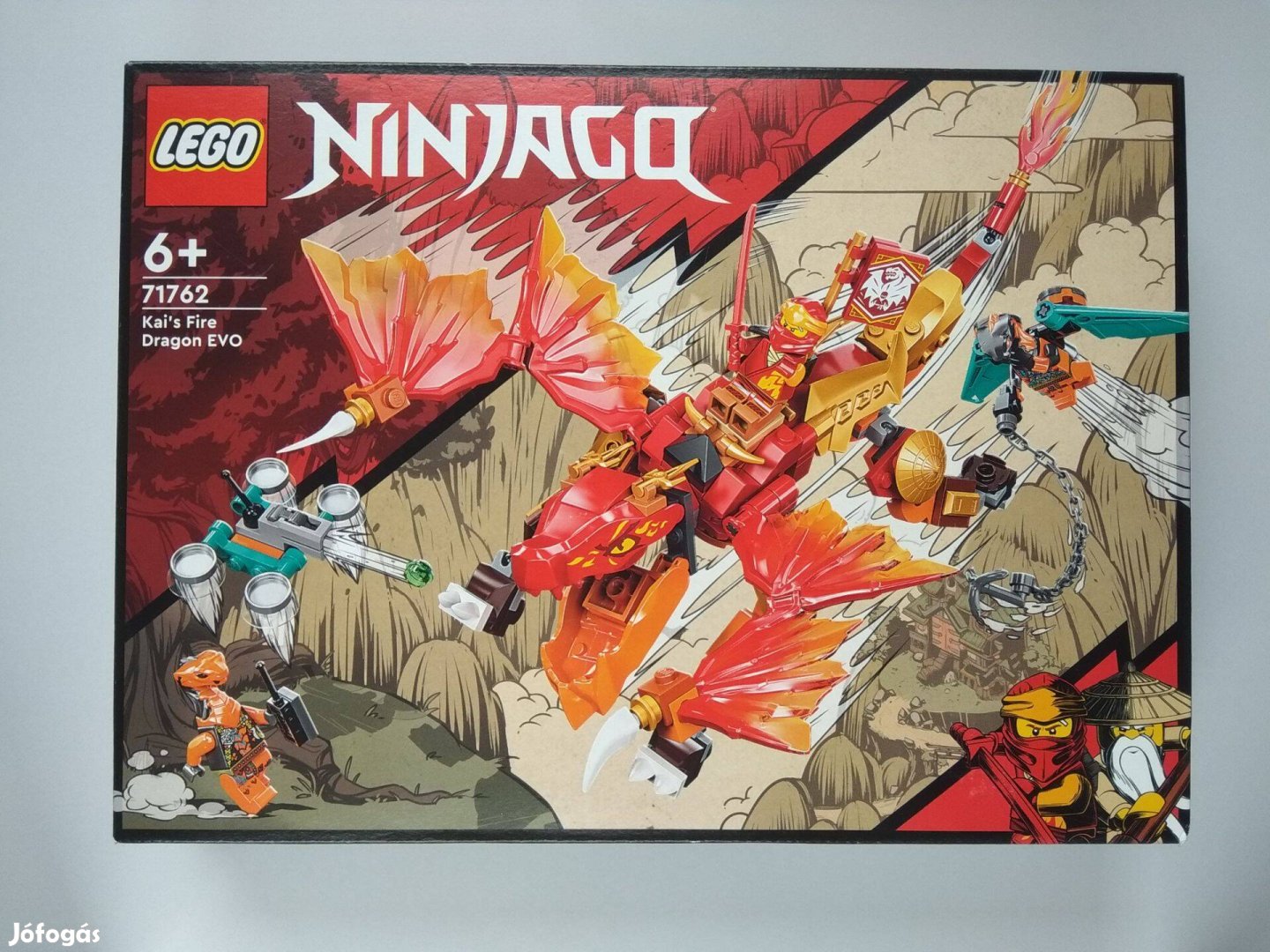 Lego Ninjago 71762 Kai Evo tűzsárkánya új bontatlan