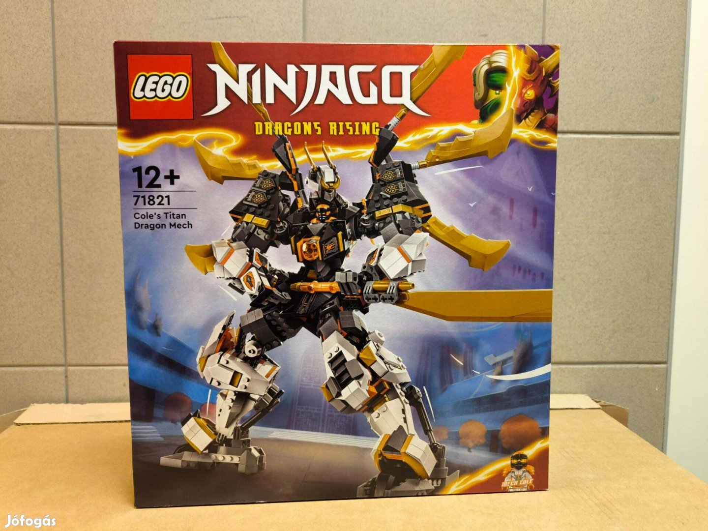 Lego Ninjago 71821 Cole titánsárkány-robotja új, bontatlan