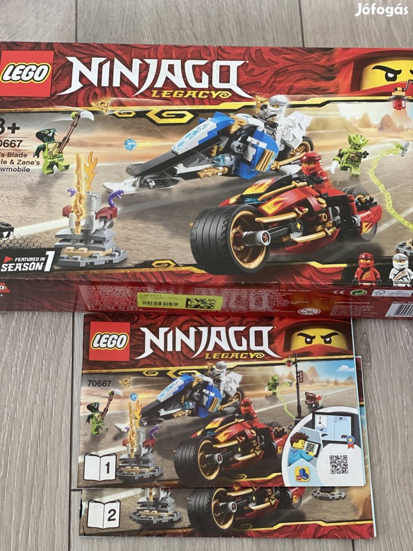 Lego Ninjago: Káin Pengés motorja és Zane motoros szánja