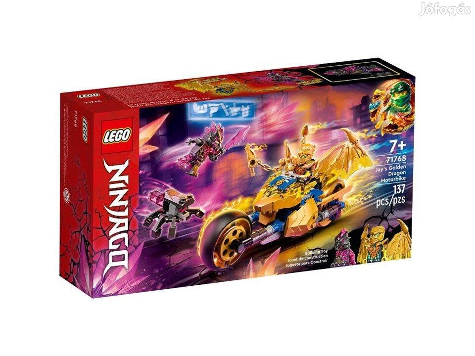 Lego Ninjago - 71768 Jay aranysárkány motorja készlet