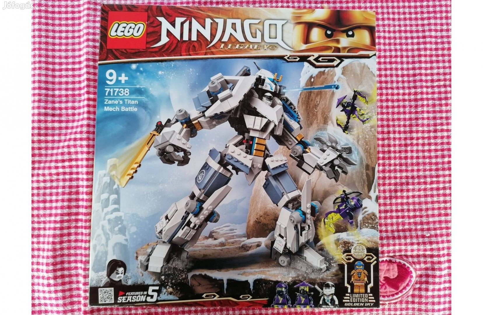 Lego Ninjago - Zane mechanikus Titánjának csatája 71738 új, bontatlan