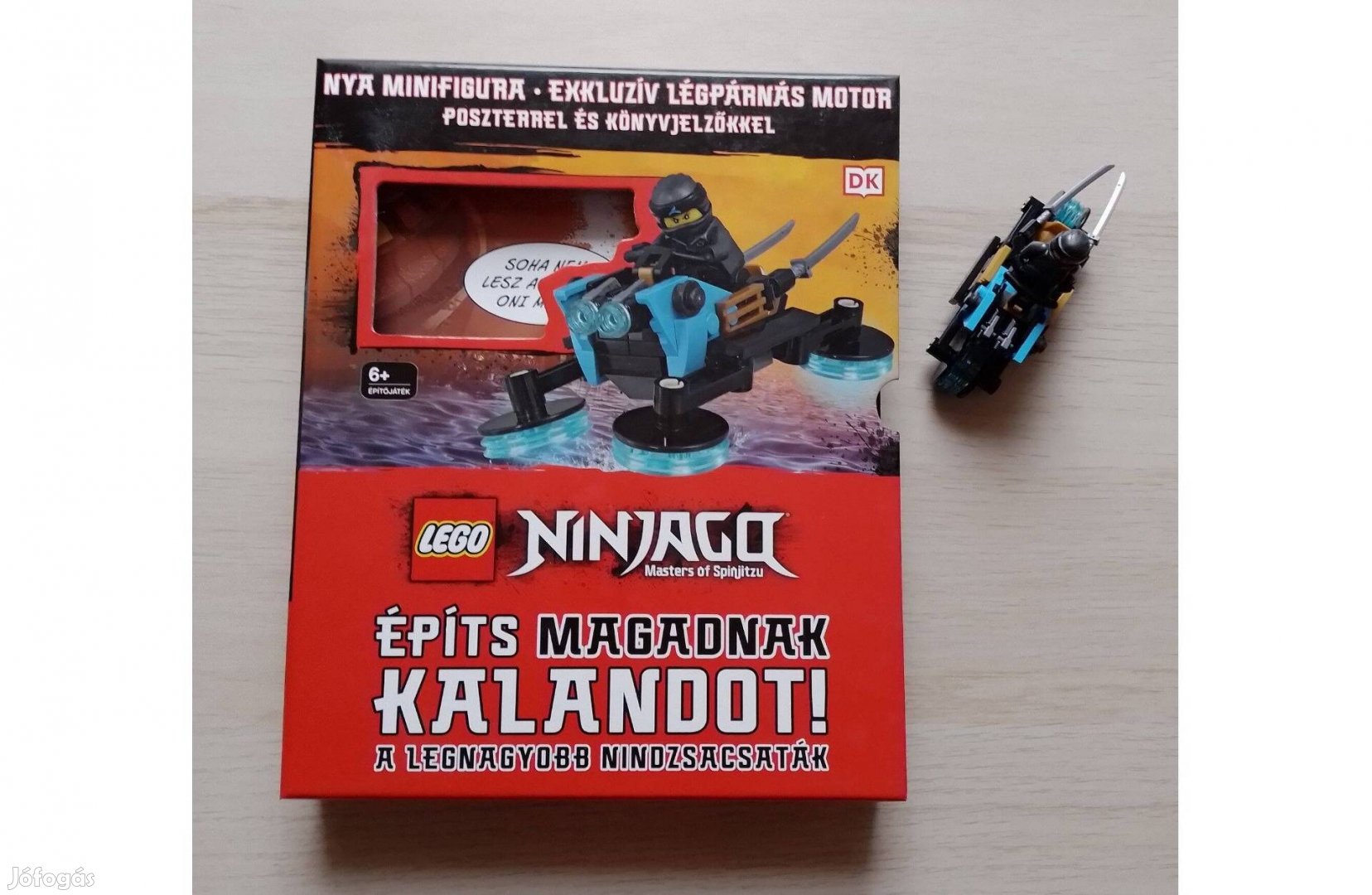 Lego Ninjago építs magadnak kalandot! könyv Nya minifigurával