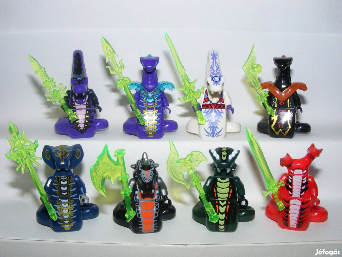 Lego Ninjago figurák Kígyó Szerpent figura Fangdam Spitta
