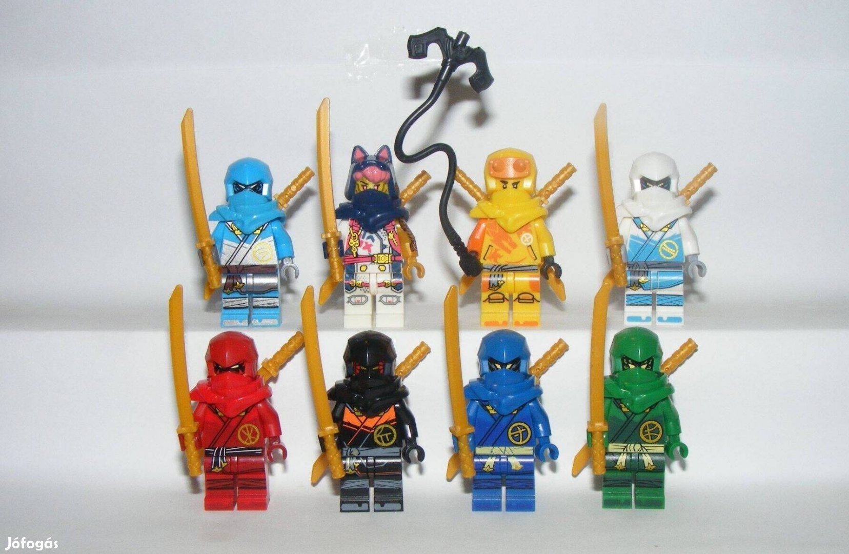 Lego Ninjago figurák Spinjitzu mesterei Sora Alin Tűz Föld