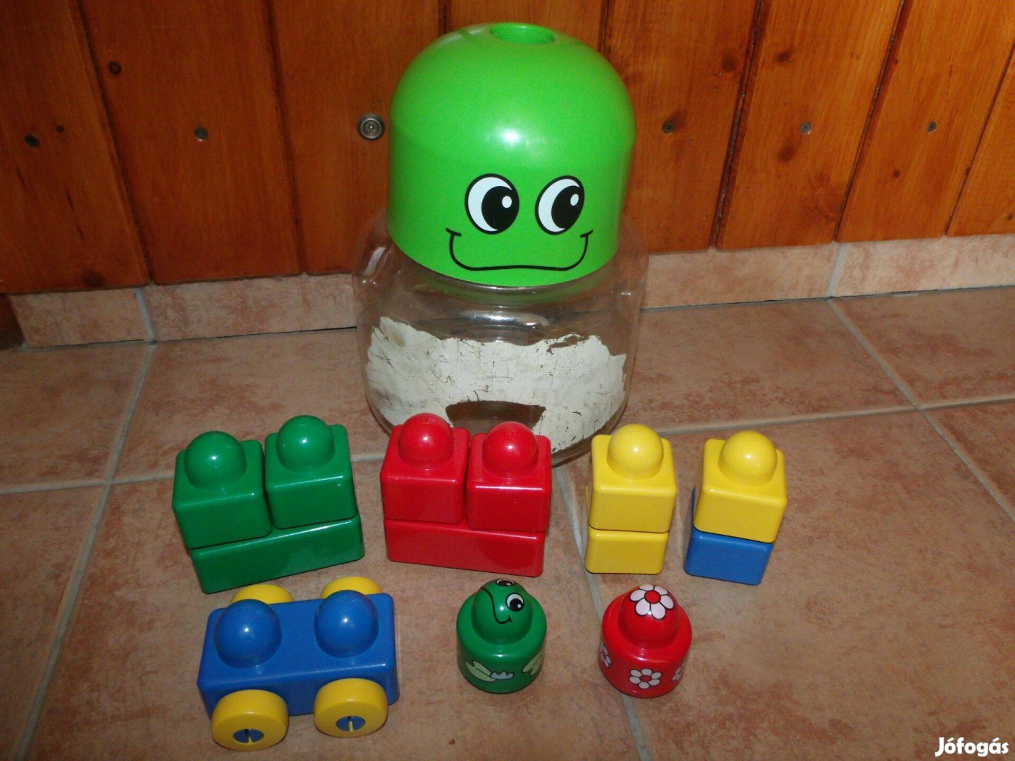 Lego Primo Baby Duplo 2085 Frederick Frog béka készlet virág csörgő