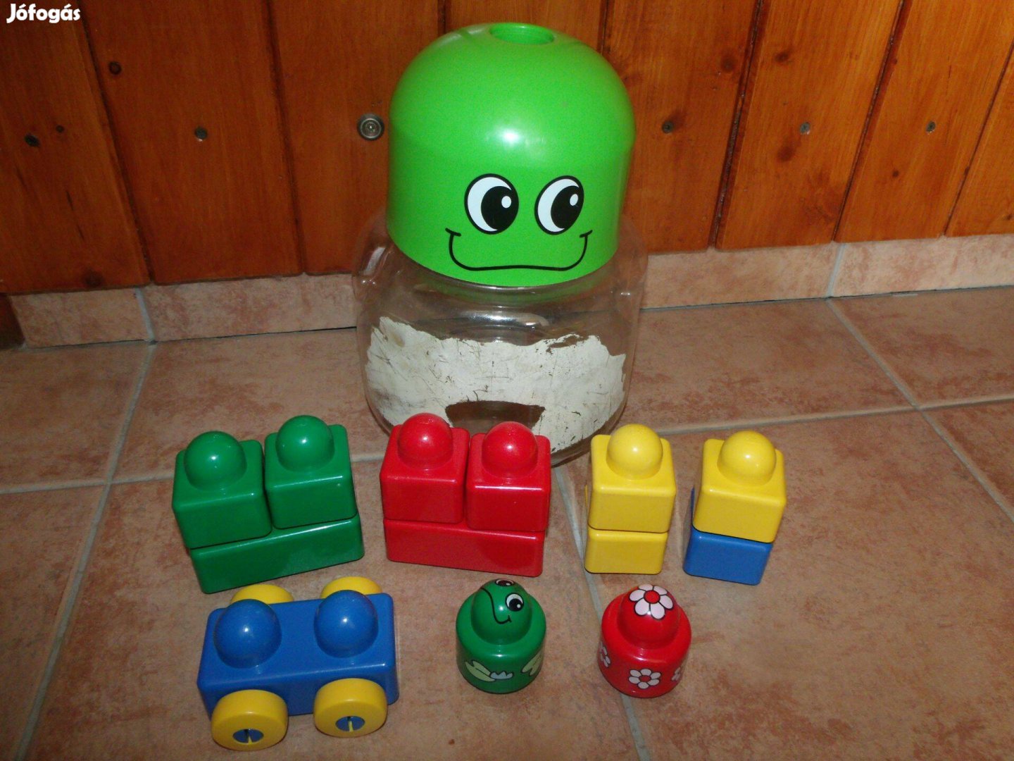 Lego Primo Baby Duplo 2085 Frederick Frog béka készlet virág csörgő