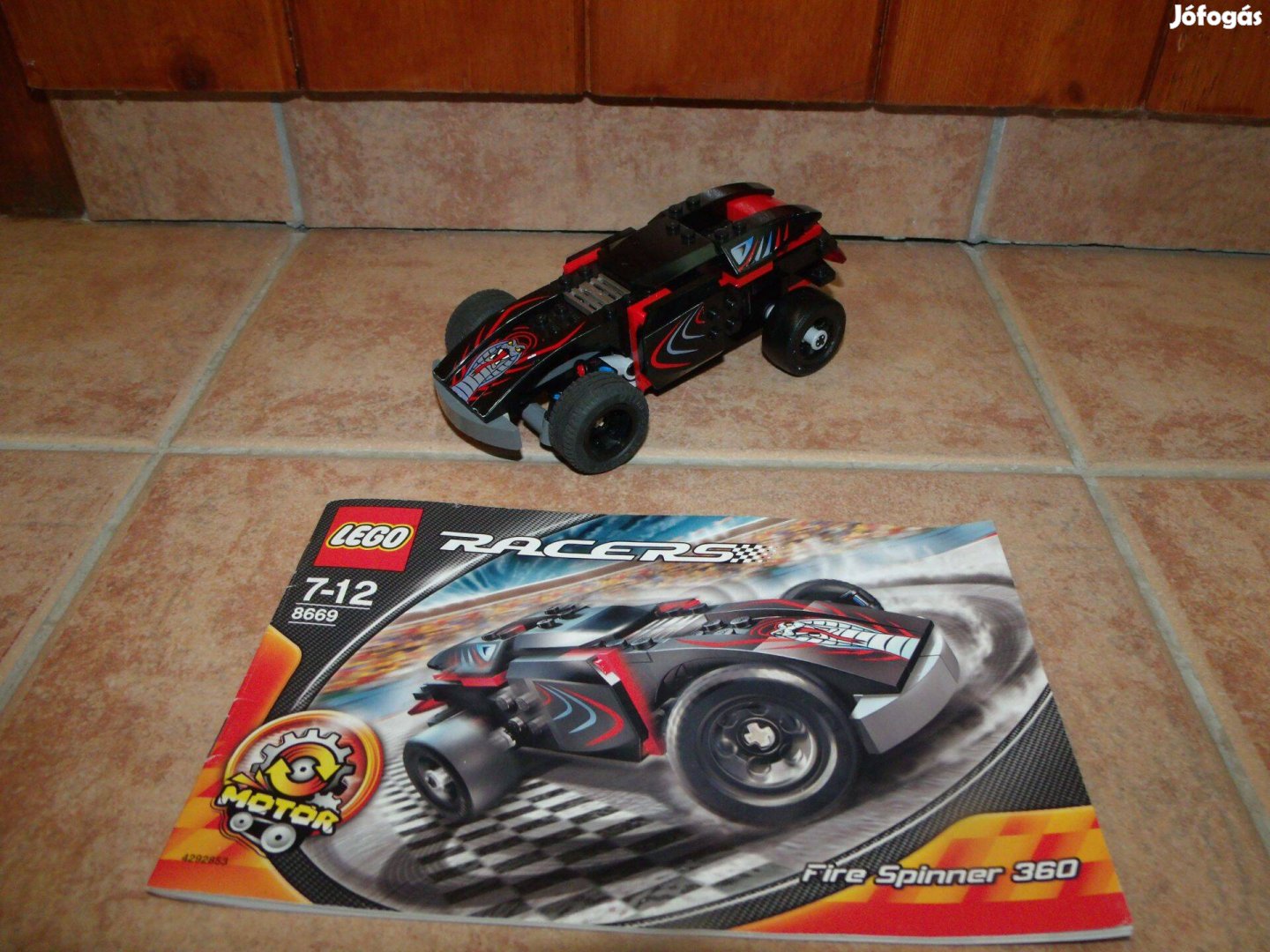 Lego Racers 8669 Fire Spinner360 lendkerekes autó versenyautó komplett