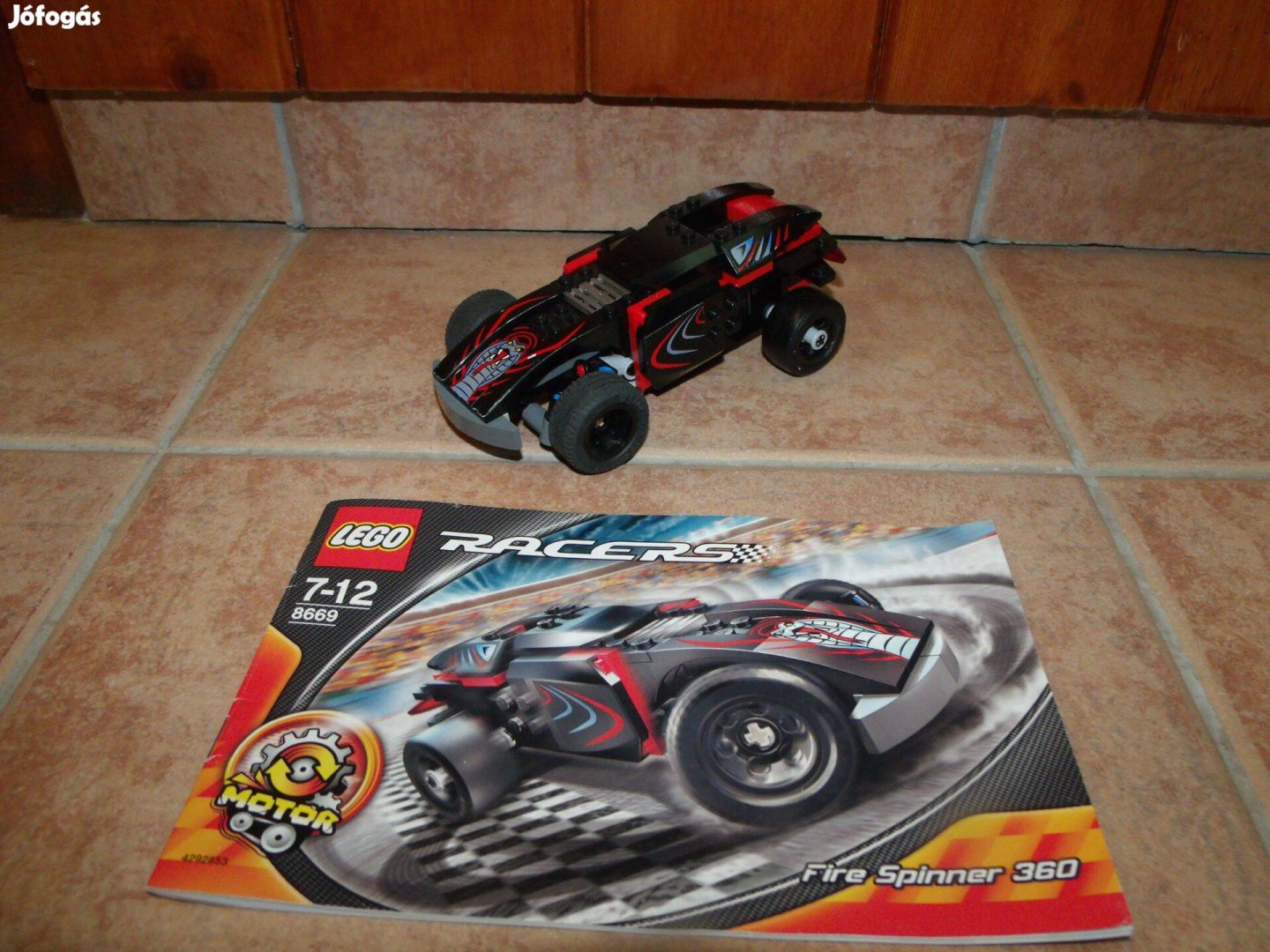 Lego Racers 8669 Fire Spinner360 lendkerekes autó versenyautó komplett