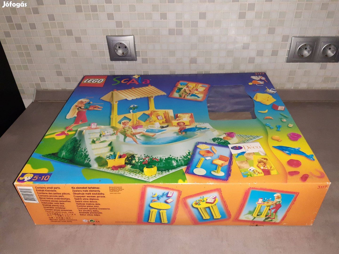 Lego Scala 3117 - Flashy Pool készlet doboza (üresen)