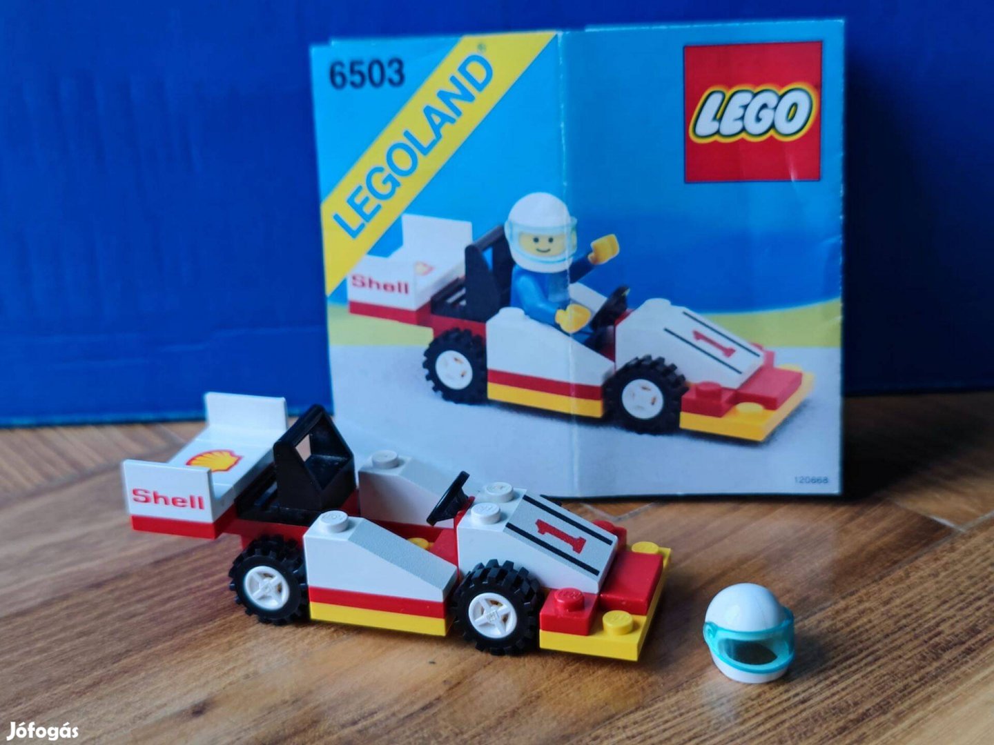 Lego Shell Sprint Racer 6503 (1988) sofőr nélkül