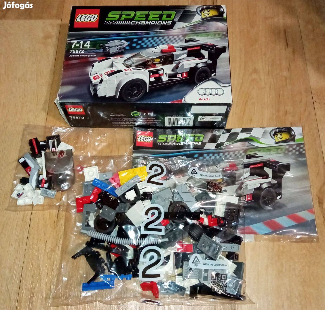 Lego Speed Champions 75872 Audi R18 e-tron quattro készlet