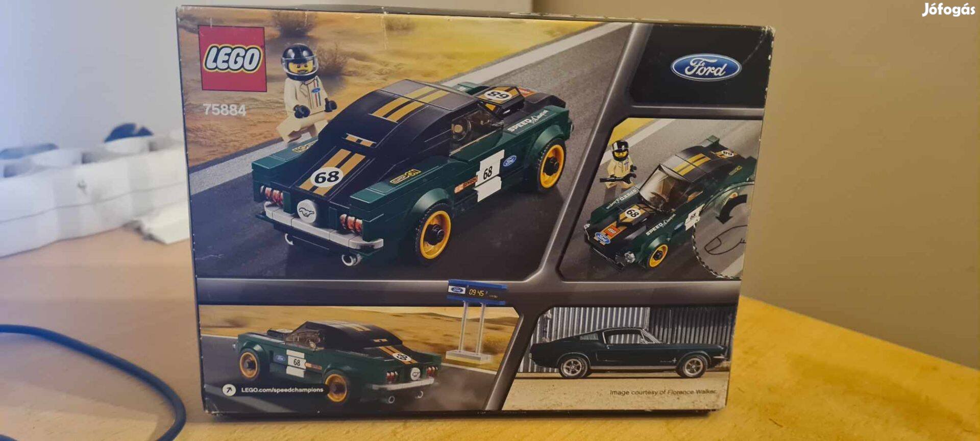 Lego Speed Champions 75884 1980 Ford Mustang Fastback, új bontatlan!