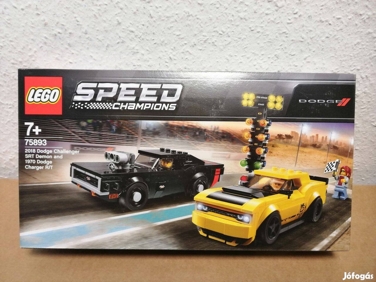 Lego Speed Champions 75893 2018 Dodge SRT Demon és 1970 Charger új
