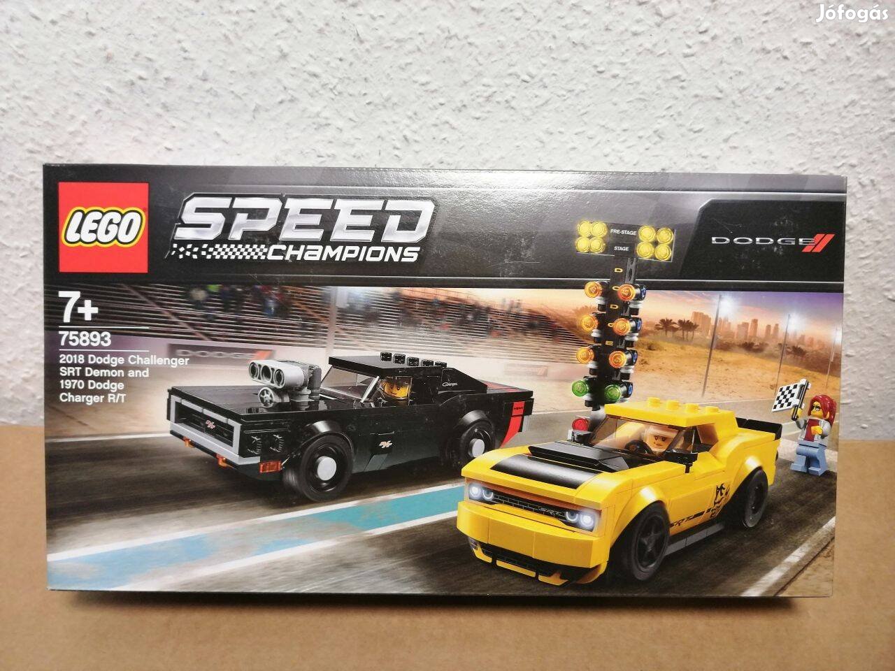 Lego Speed Champions 75893 2018 Dodge SRT és 1970 Charger új