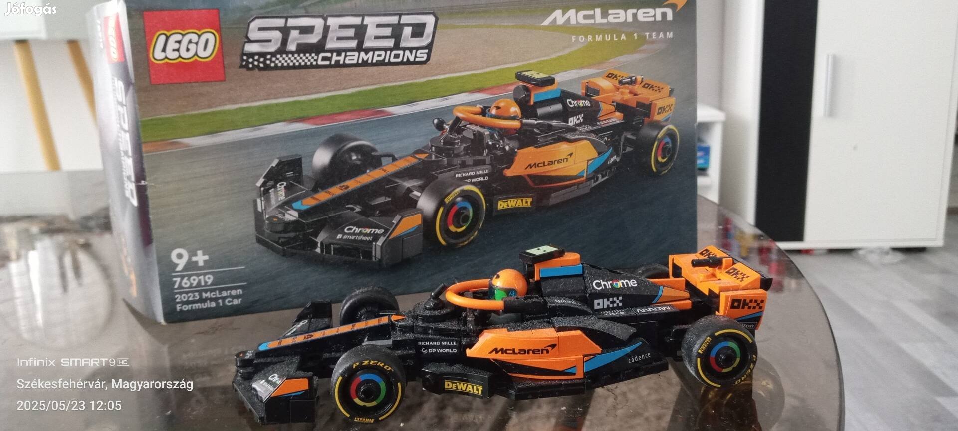 Lego Speed Champions Mclaren F1 autó 