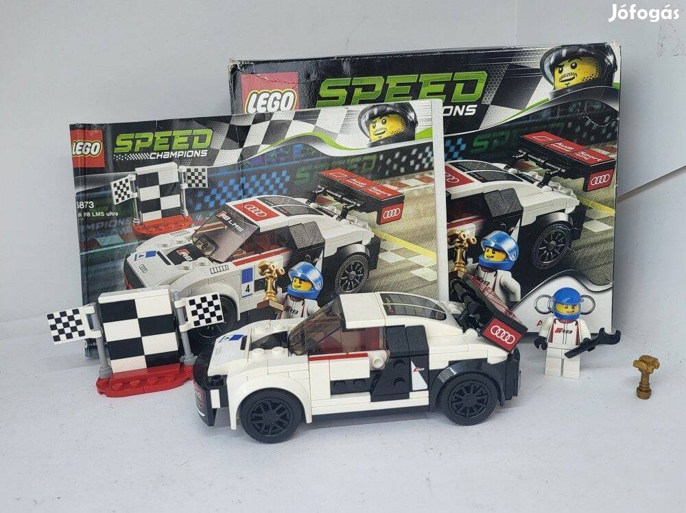 Lego Speed Champions - Audi R8 LMS Ultra 75873 (doboz+katalógus) kics
