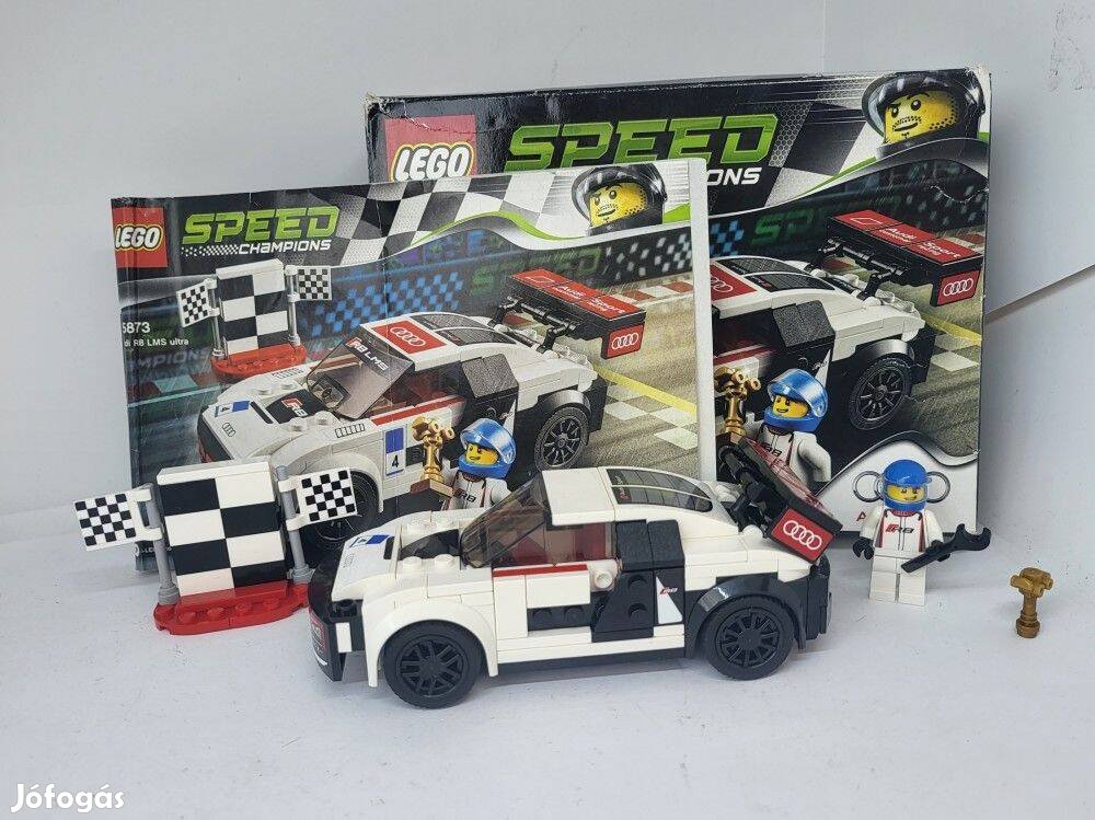 Lego Speed Champions - Audi R8 LMS Ultra 75873 (doboz+katalógus) kics