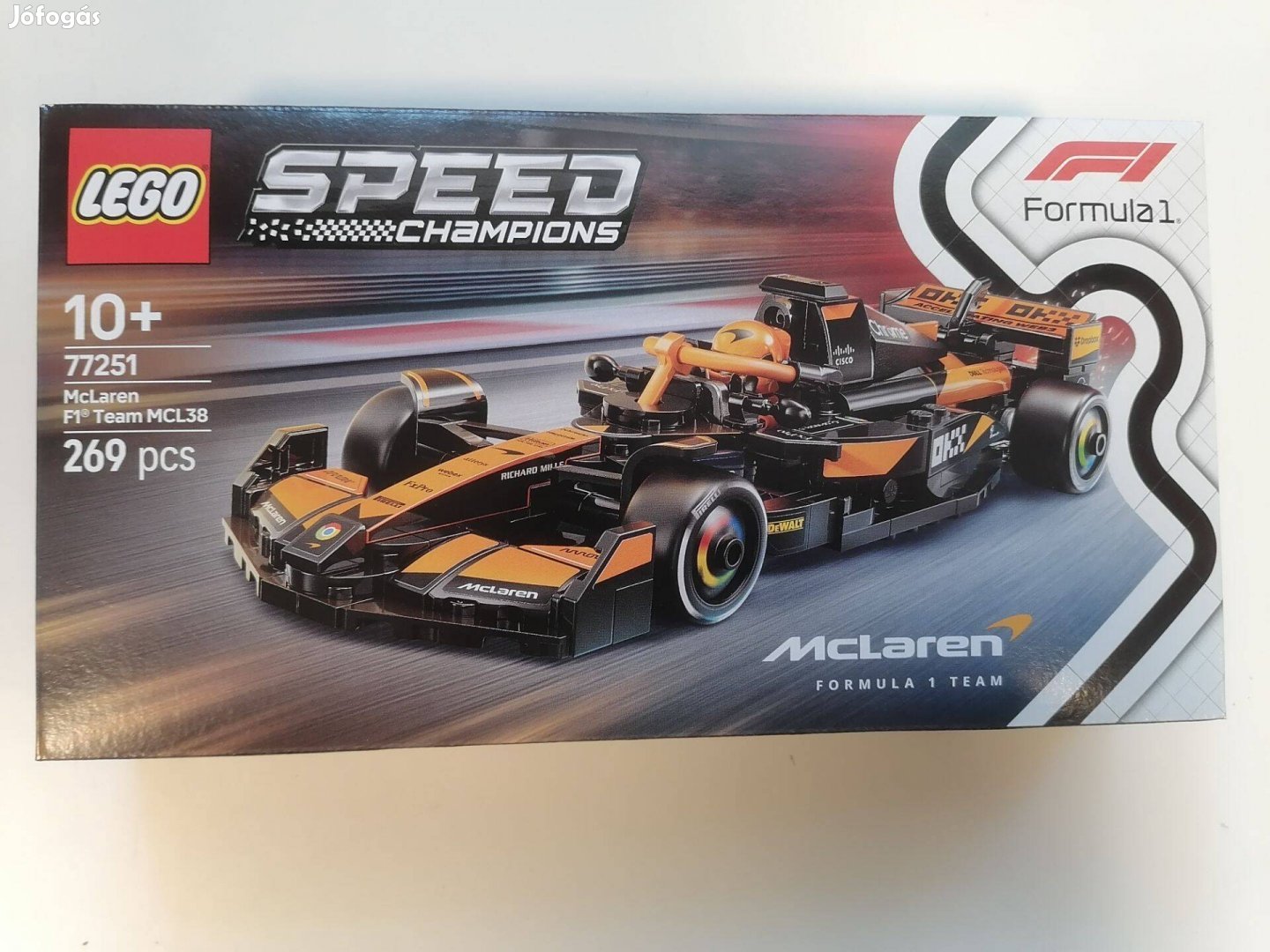 Lego Speed Champions - Mclaren F1 Team MCL38 versenyautó 77251