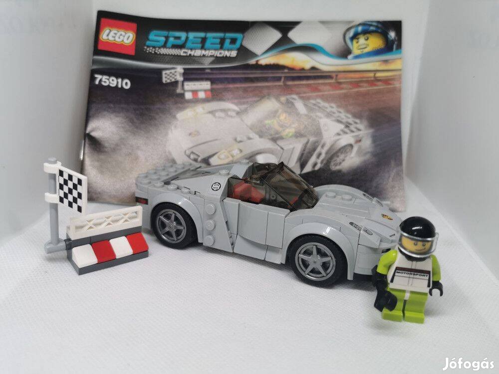 Lego Speed Champions - Porsche 918 Spyder 75910 (dísztárcsa hiány)