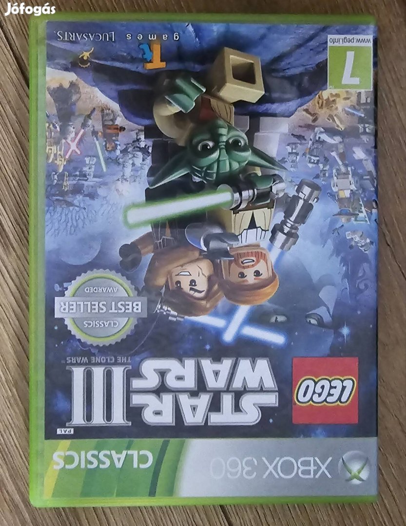 Lego Star Wars 3 Xbox 360 használt játék 