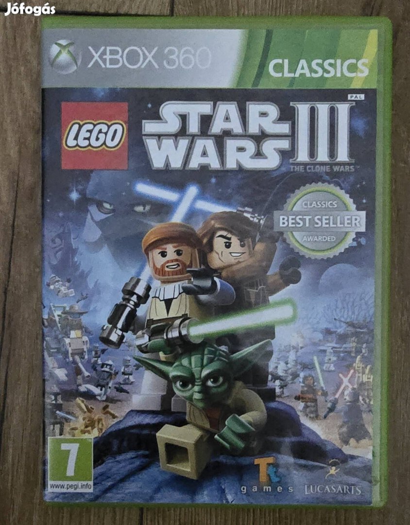 Lego Star Wars 3 Xbox 360 használt játék 