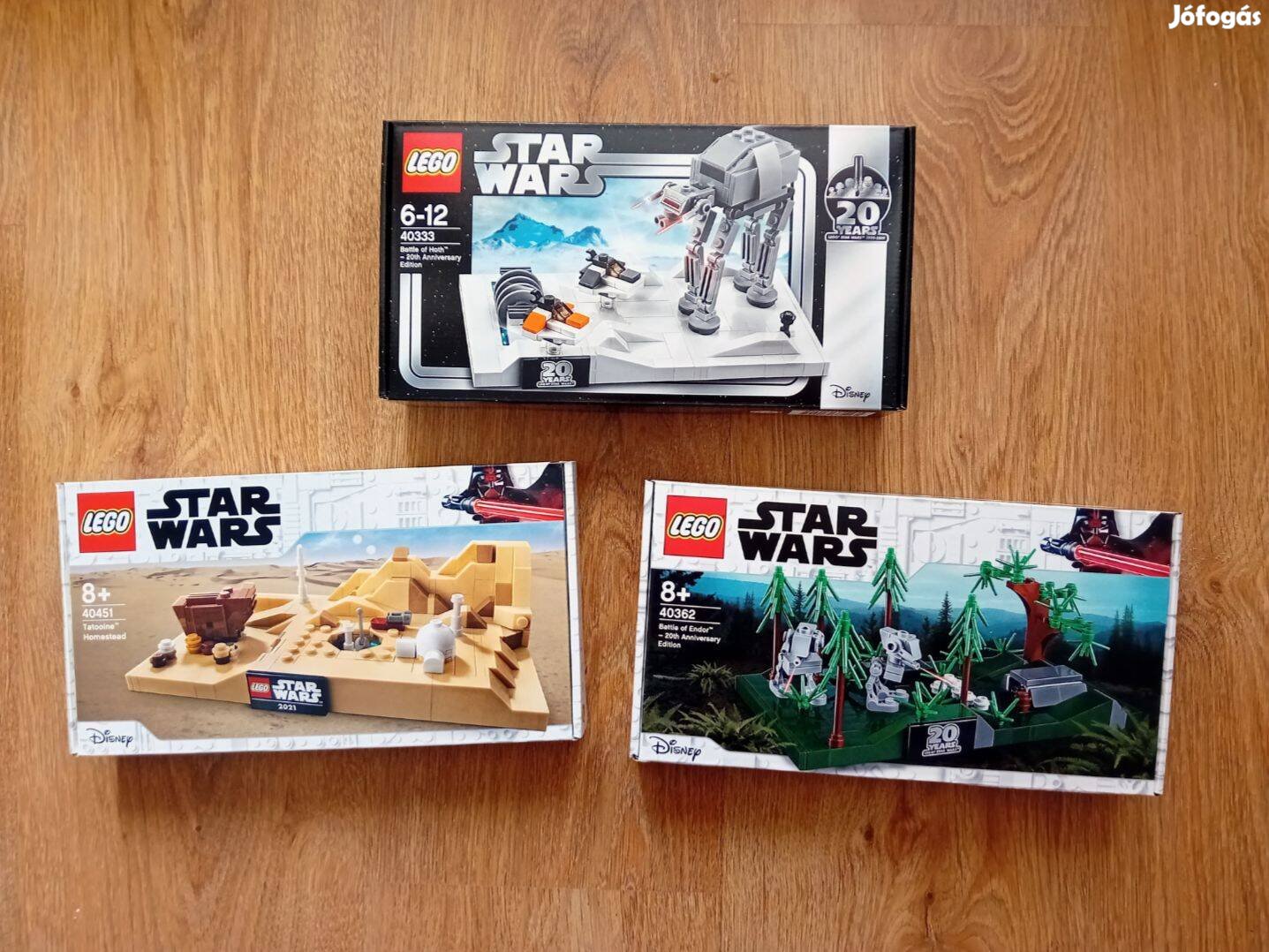 Lego Star Wars 40333, 40362, 40451 egyben (új, bontatlan)