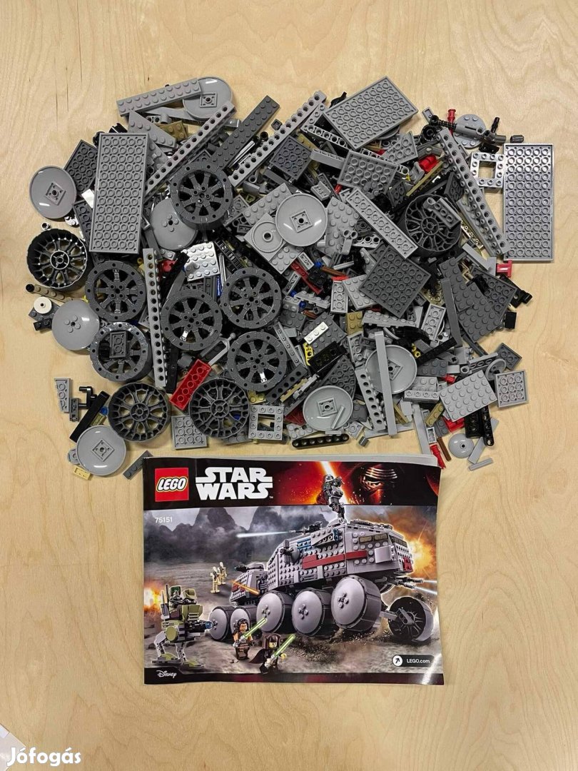 Lego Star Wars 75151 készlet figurák nélkül 