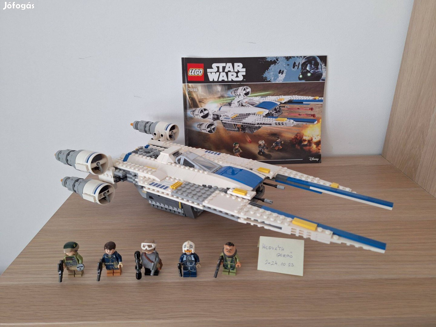 Lego Star Wars 75155 U-Wing, újszerű, hiánytalan, doboz nincs