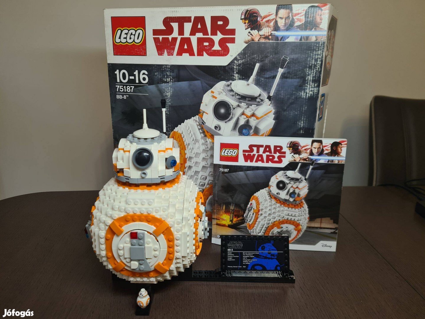 Lego Star Wars 75187 - BB-8 !Karcmentes, matricák, összerakásival!