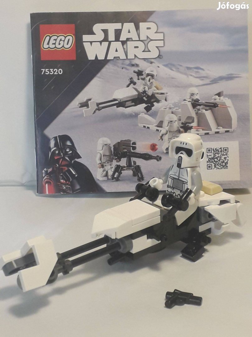 Lego Star Wars 75320 Hoth Scout Trooper minifigura+ speeder bike 2022