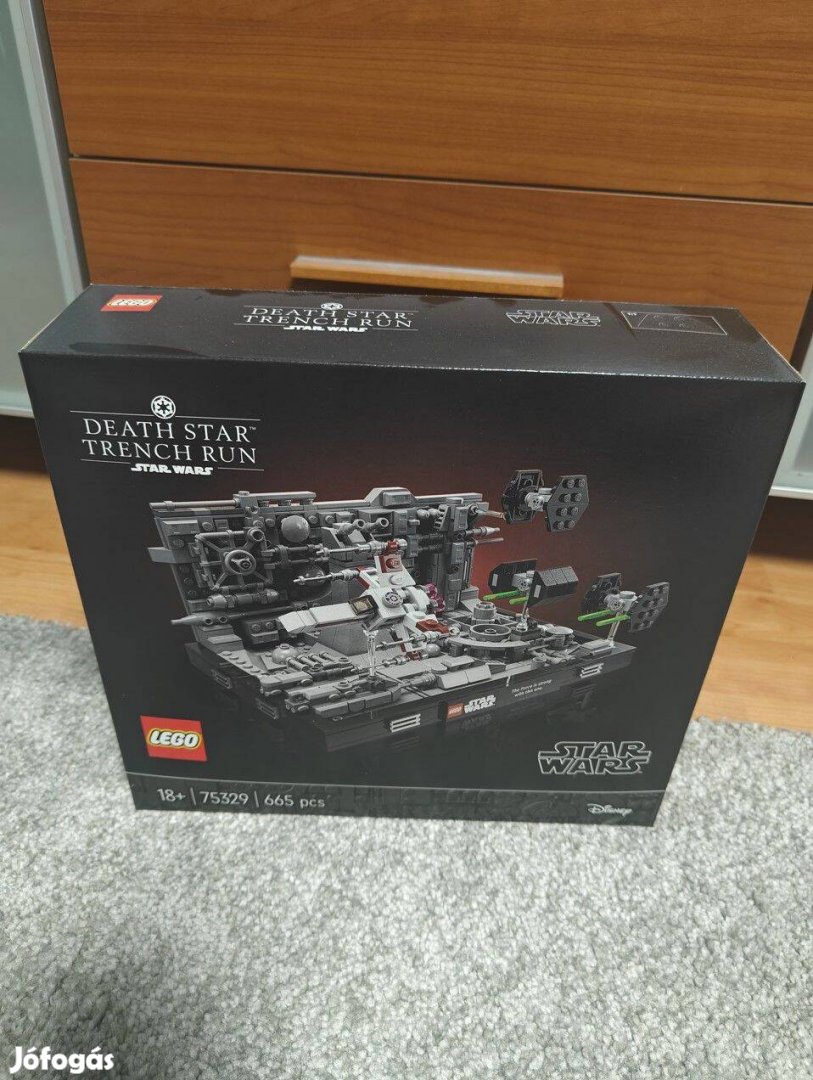 Lego Star Wars 75329 Halálcsillag árokfutam dioráma