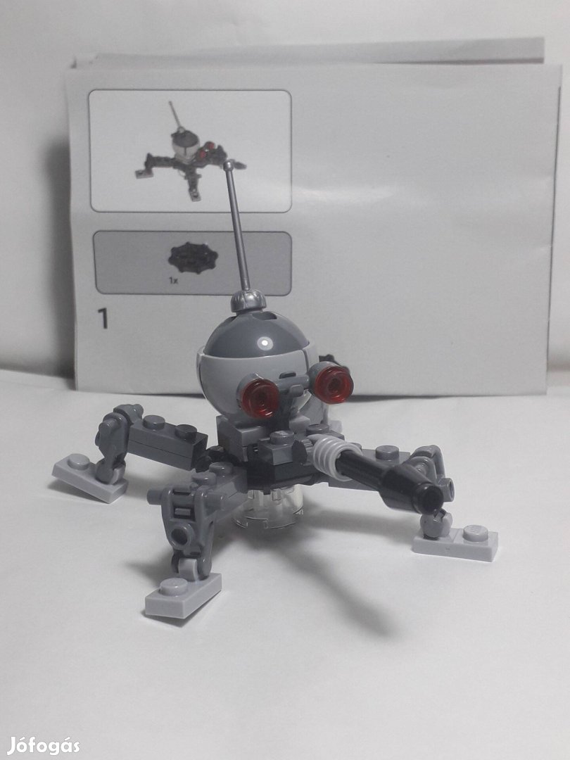 Lego Star Wars 75337 Dwarf Spider Droid figura (Brick Built) 2022
