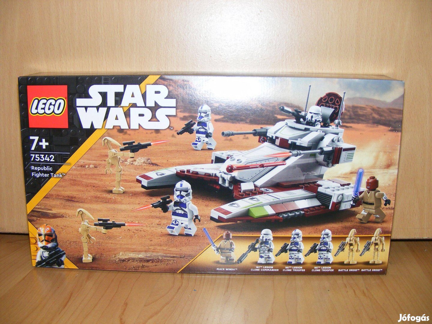 Lego Star Wars 75342 Köztársasági Fighter Tank Mace Windu Új