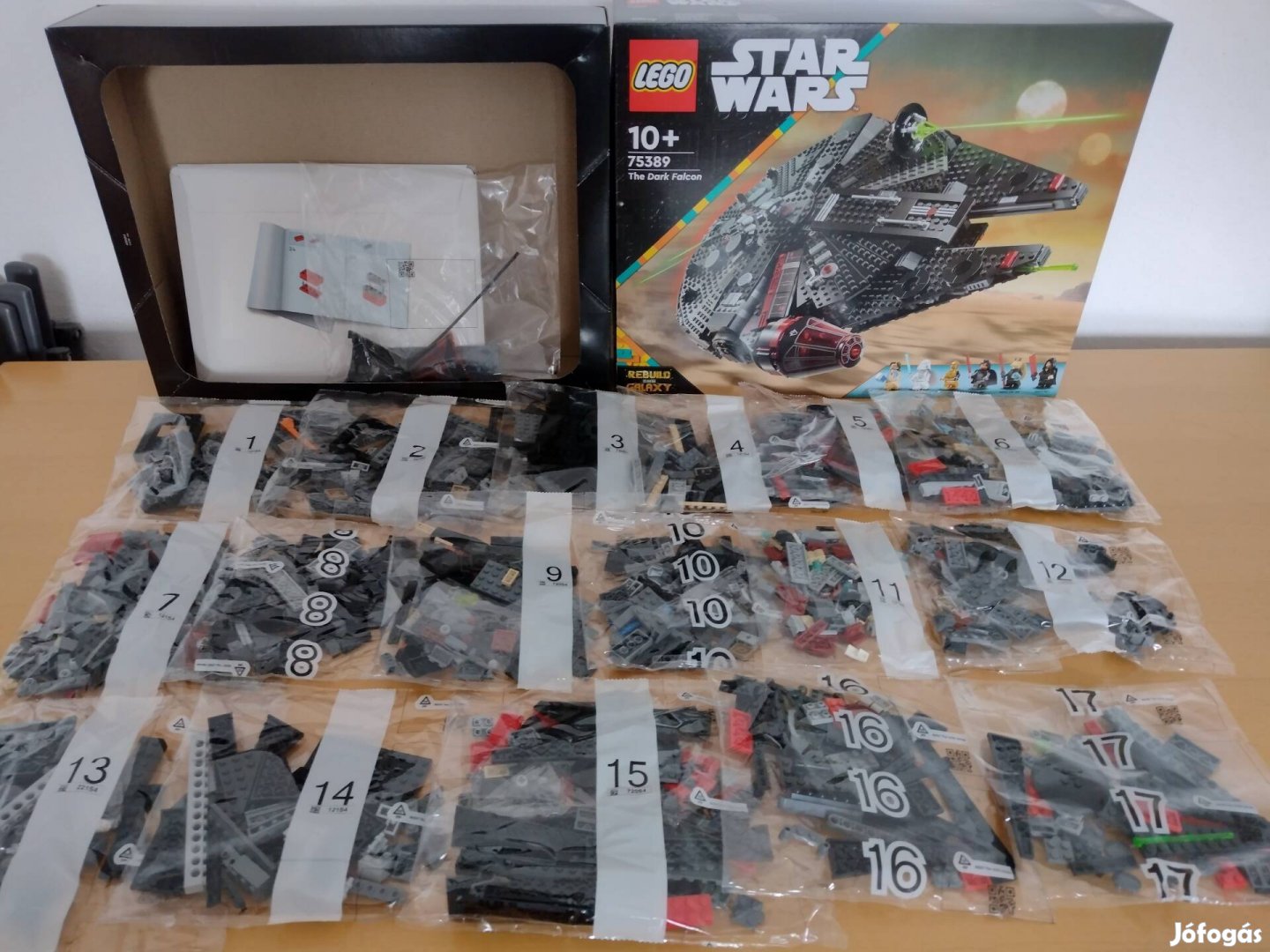 Lego Star Wars 75389 Sötét Sólyom - Új - Figurák nélkül!