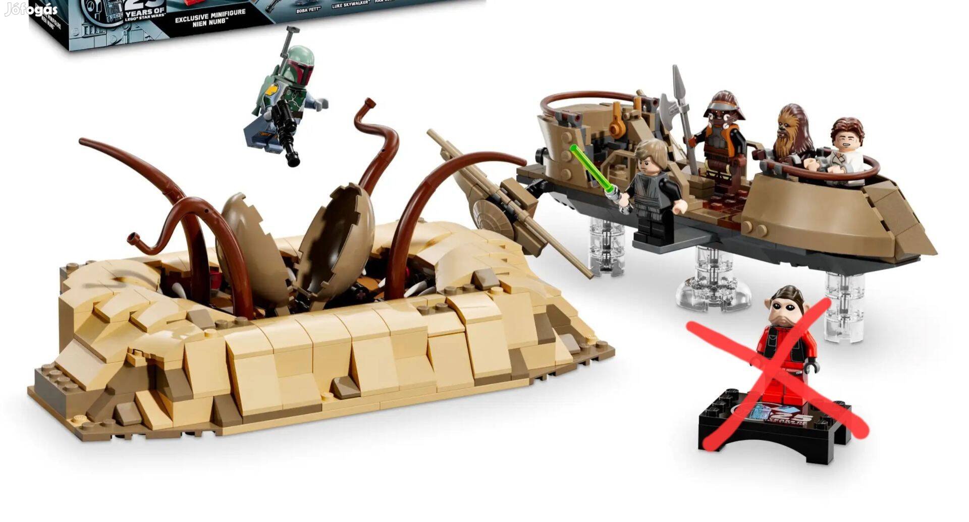 Lego Star Wars 75396 doboz, és Nien Numb figura nélkül, hiánytalan, új