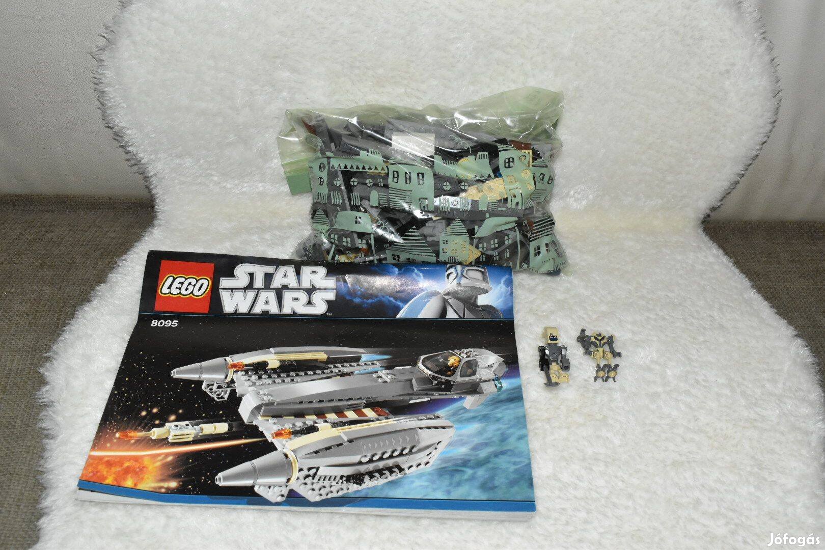 Lego Star Wars 8095 (Grievous Starfighter) Doboz nélkül, leírással. 2