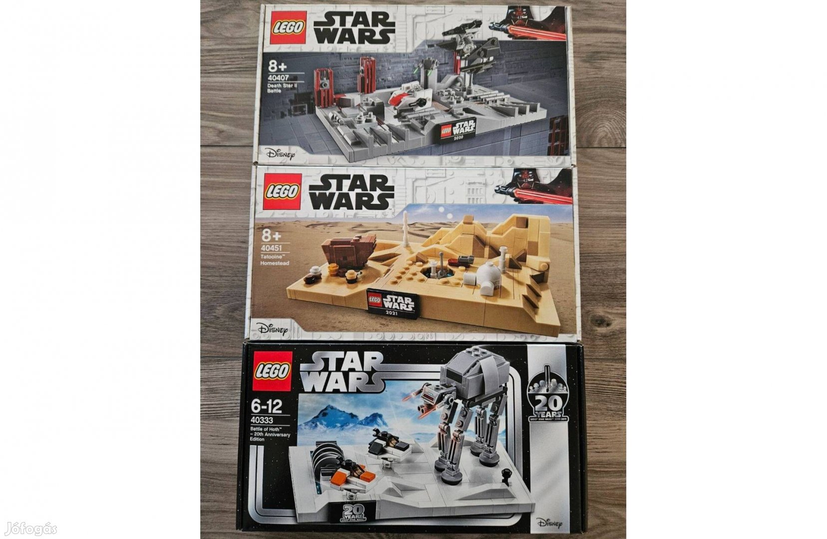 Lego Star Wars Diorámák 40407 40451 40333 bontatlan együtt