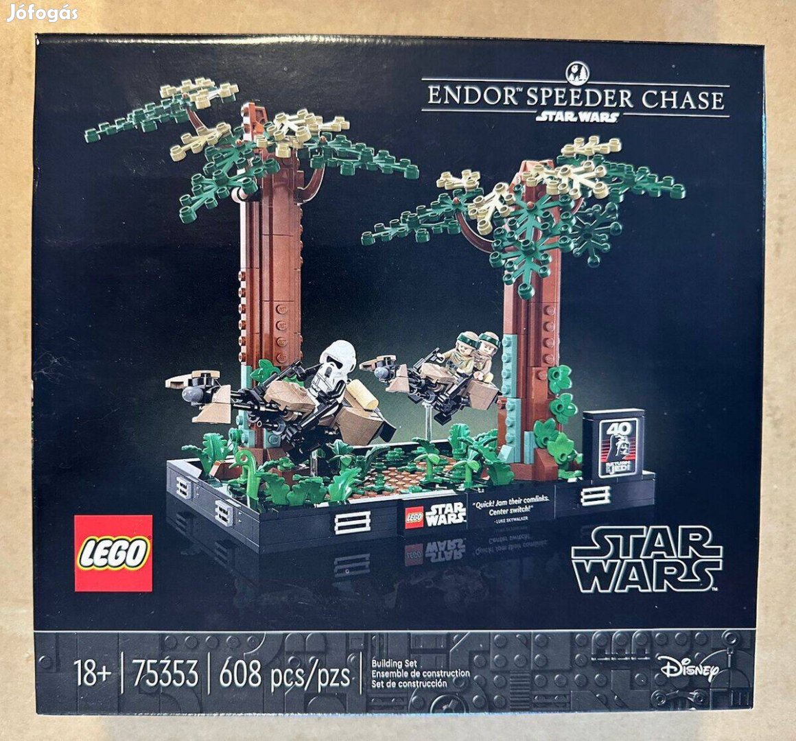 Lego Star Wars Endor Speeder Chase Diorama