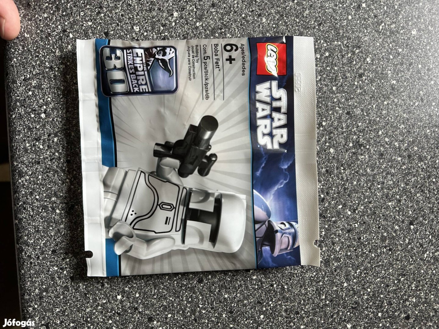 Lego Star Wars White Boba Fett polybag bontatlan