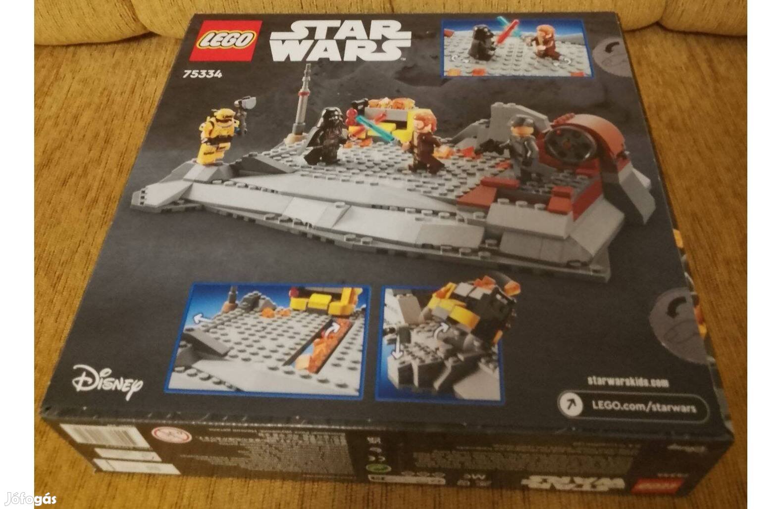 Lego Star Wars (75334) O.-W. Kenobi vs Darth V. új, bontatlan