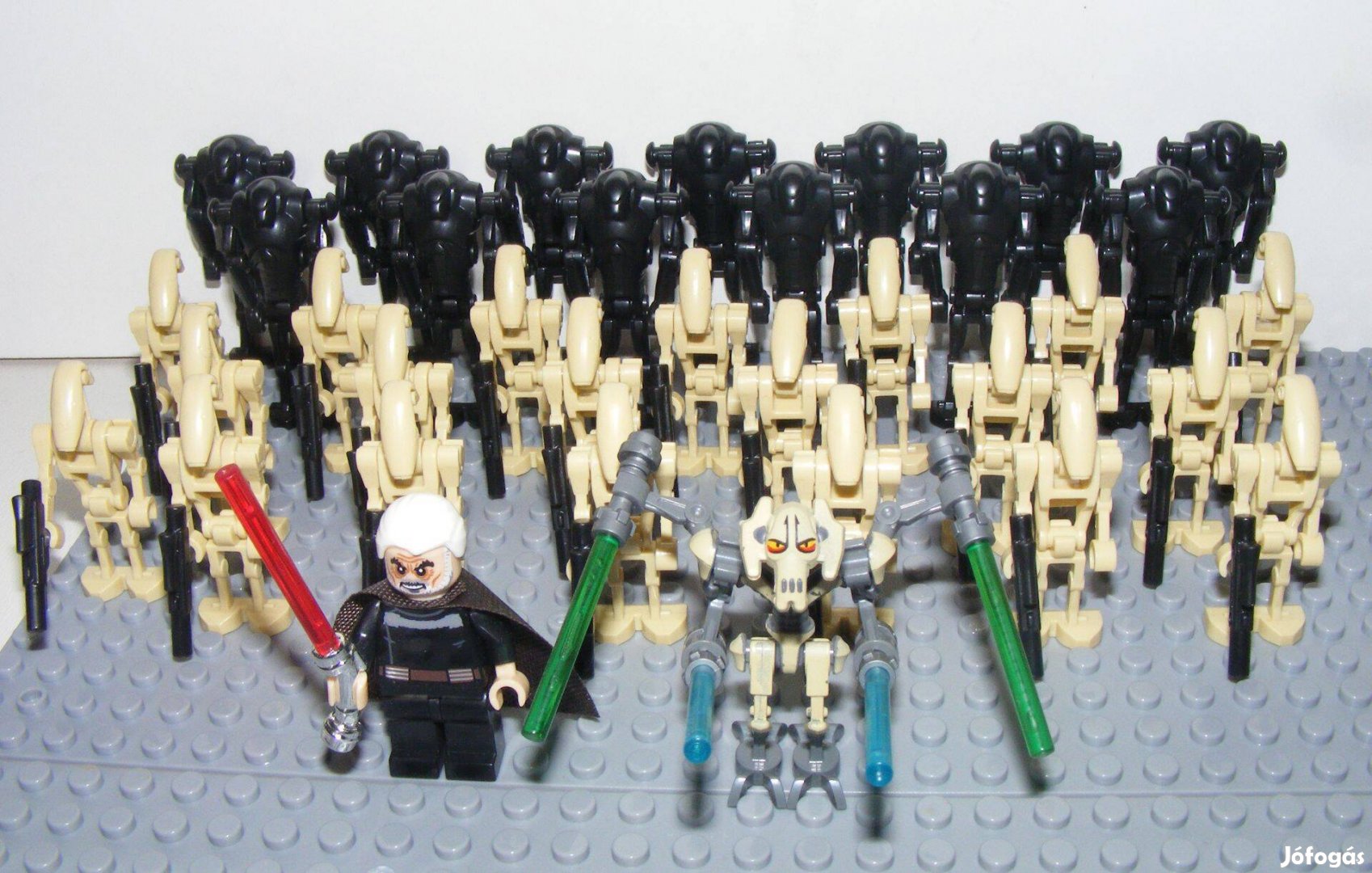 Lego Star Wars figurák 20+13 Super Battle Droid sereg Grievous + Dooku