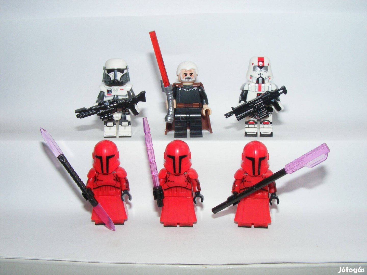 Lego Star Wars figurák Dooku Gróf + Praetorian Guards Stormtrooper fig