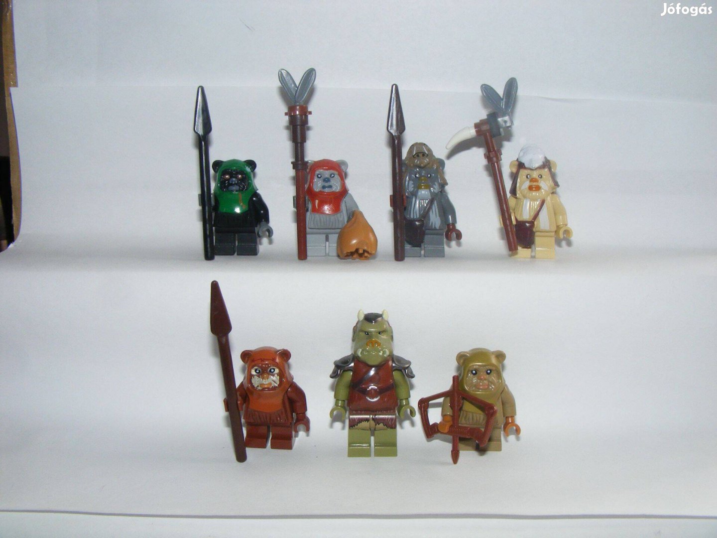 Lego Star Wars figurák Ewok maci Pablo Wicket figura