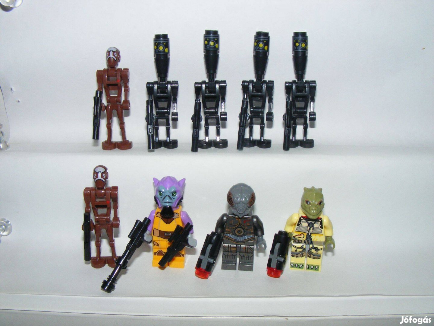 Lego Star Wars figurák Fejvadász Zeb Lom4 Bossk Asassin droid figura Ú