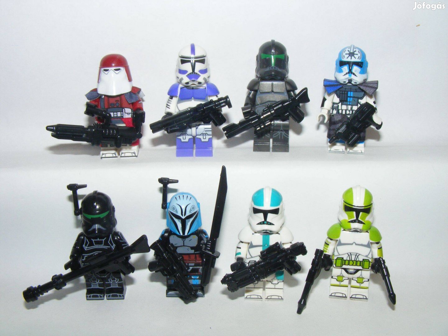 Lego Star Wars figurák Jesse Grey Howzer Galactic Marine Bo Katan Új