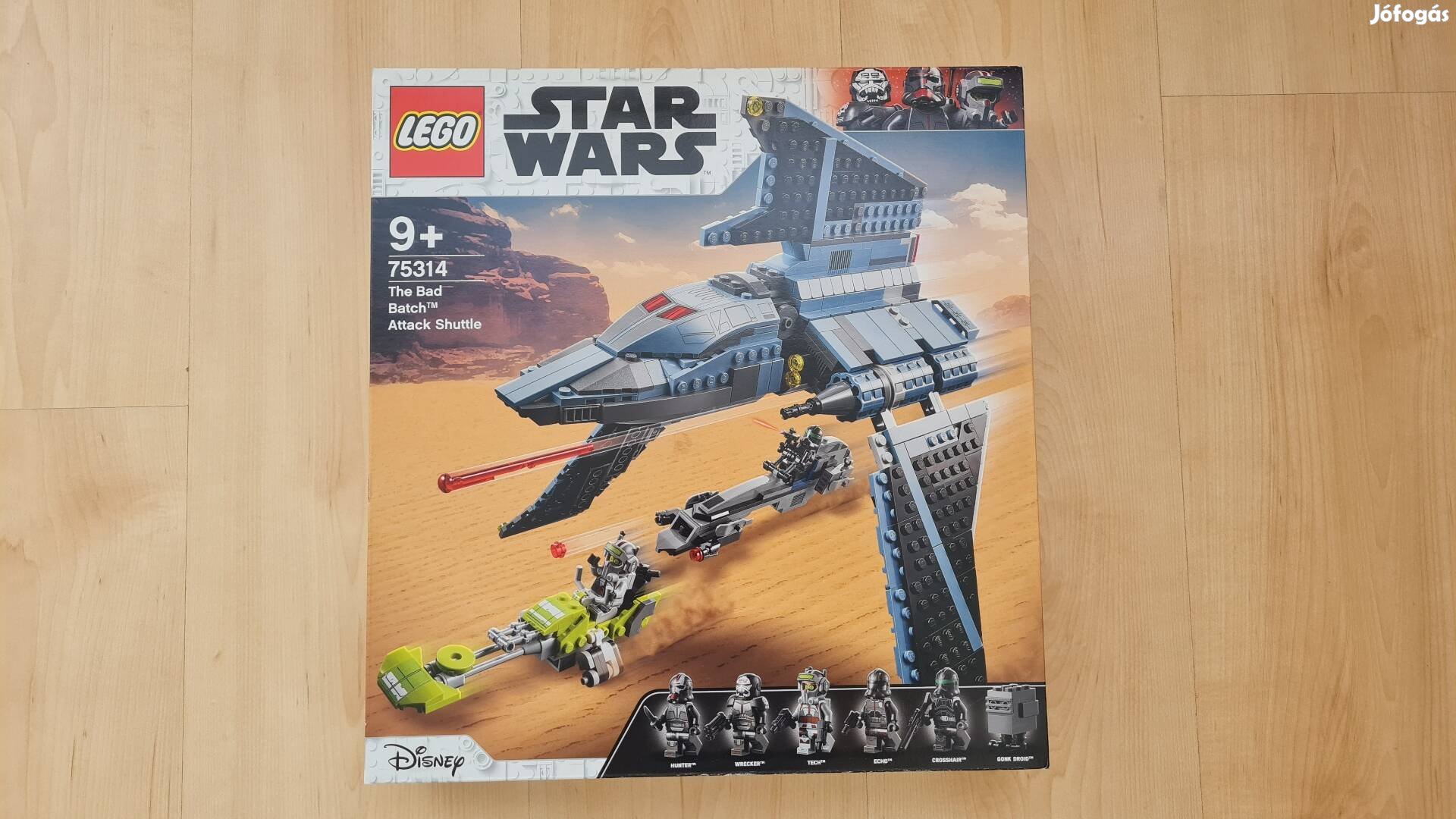 Lego Star wars 75314, Bad batch, új, bontatlan 