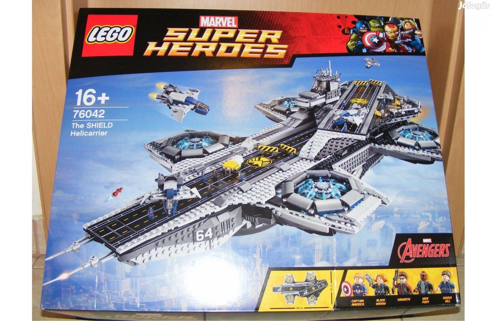 Lego Super Heroes 76042 Avengers Bosszuállók Helicarrier UCS Új BP!