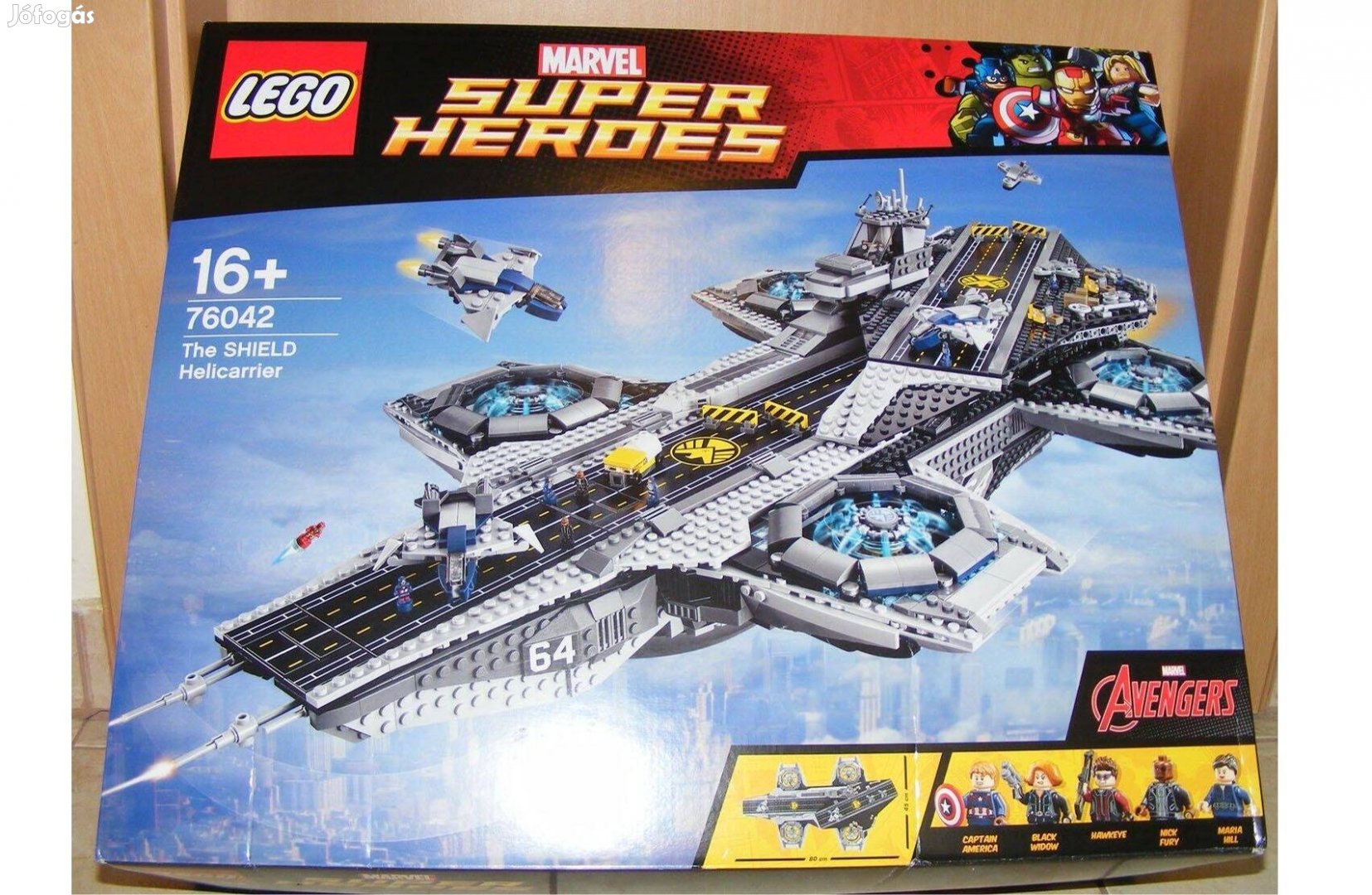 Lego Super Heroes 76042 Avengers Bosszuállók Helicarrier UCS Új BP!